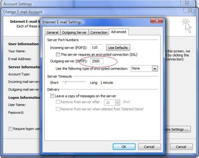 email setup for outlook 2007